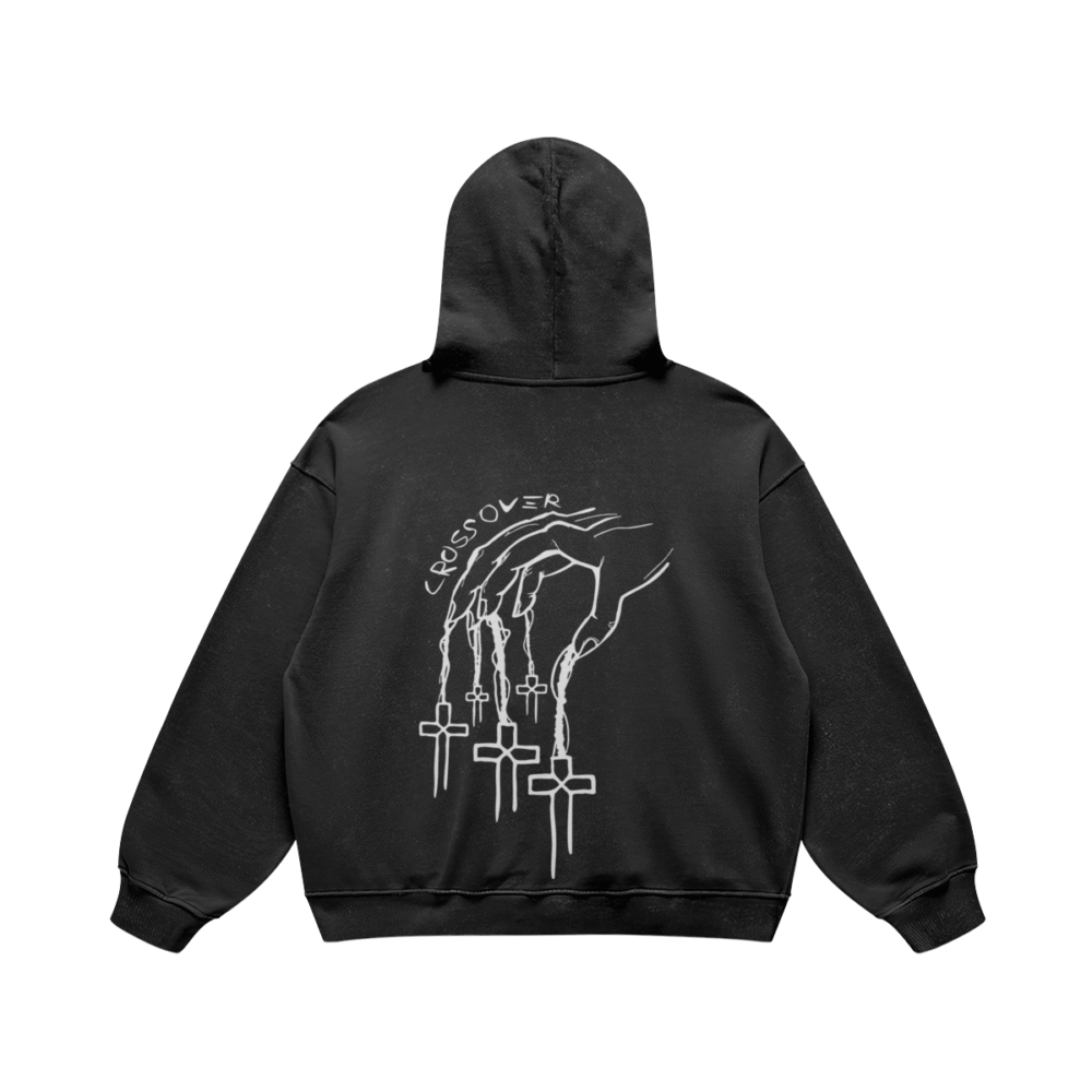 Crossover Hoodie Black